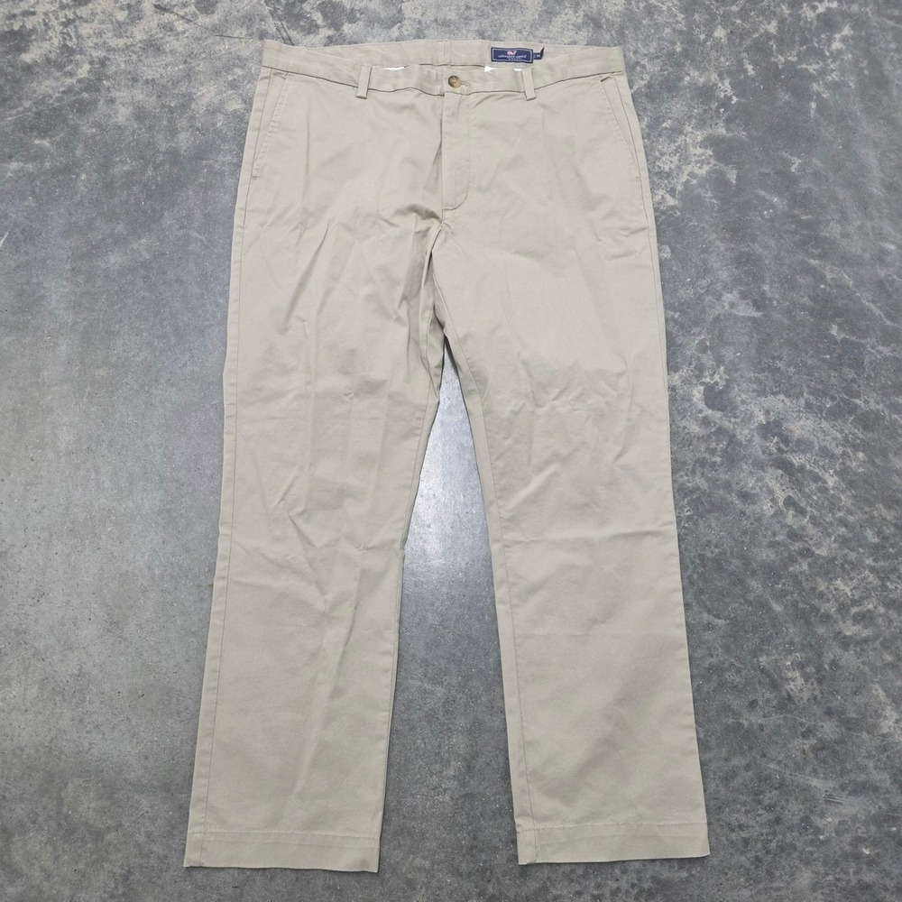 Vineyard Vines 38x30 Mens Khaki Pants Classic Fit Chinos‎ Cotton Casual